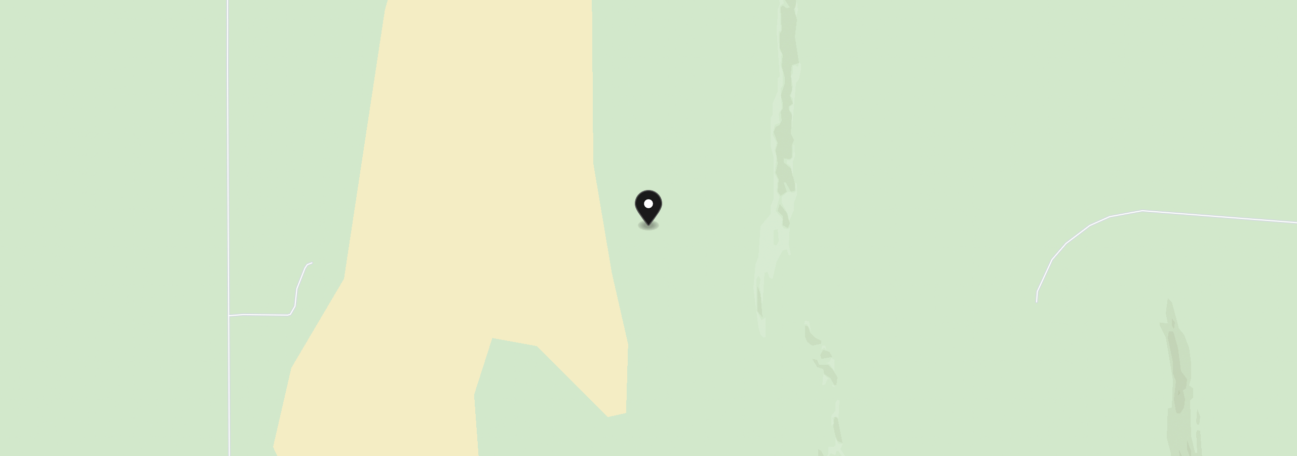 Map showing the location of Buffalo Wells Rd, Christmas Valley, OR 97641