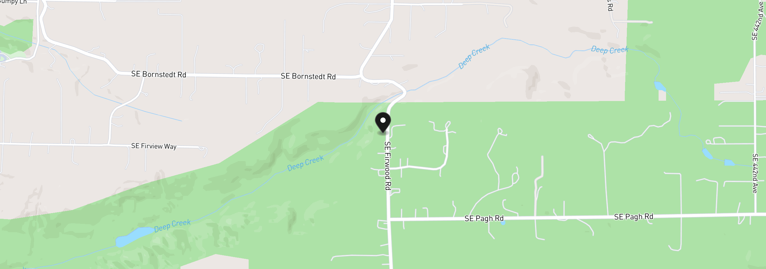 Map showing the location of 23905 SE Firwood Rd, Sandy, OR 97055