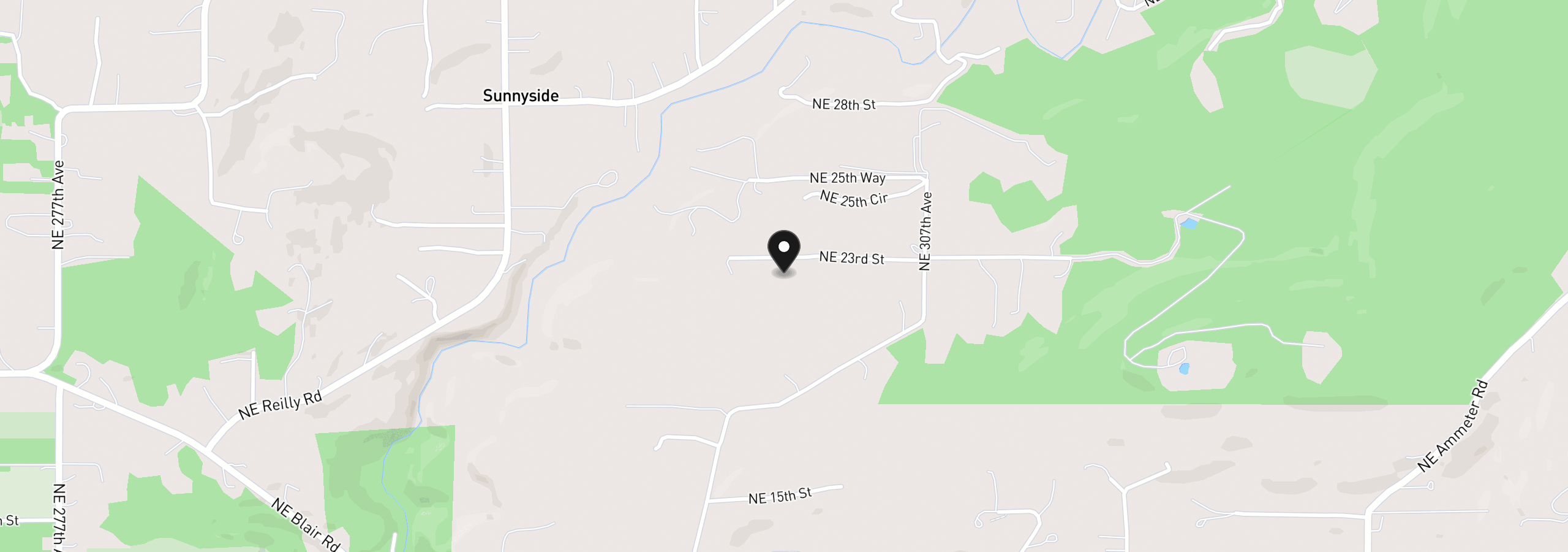 Map showing the location of 1910 NE Brown Rd, Washougal, Wa 98671