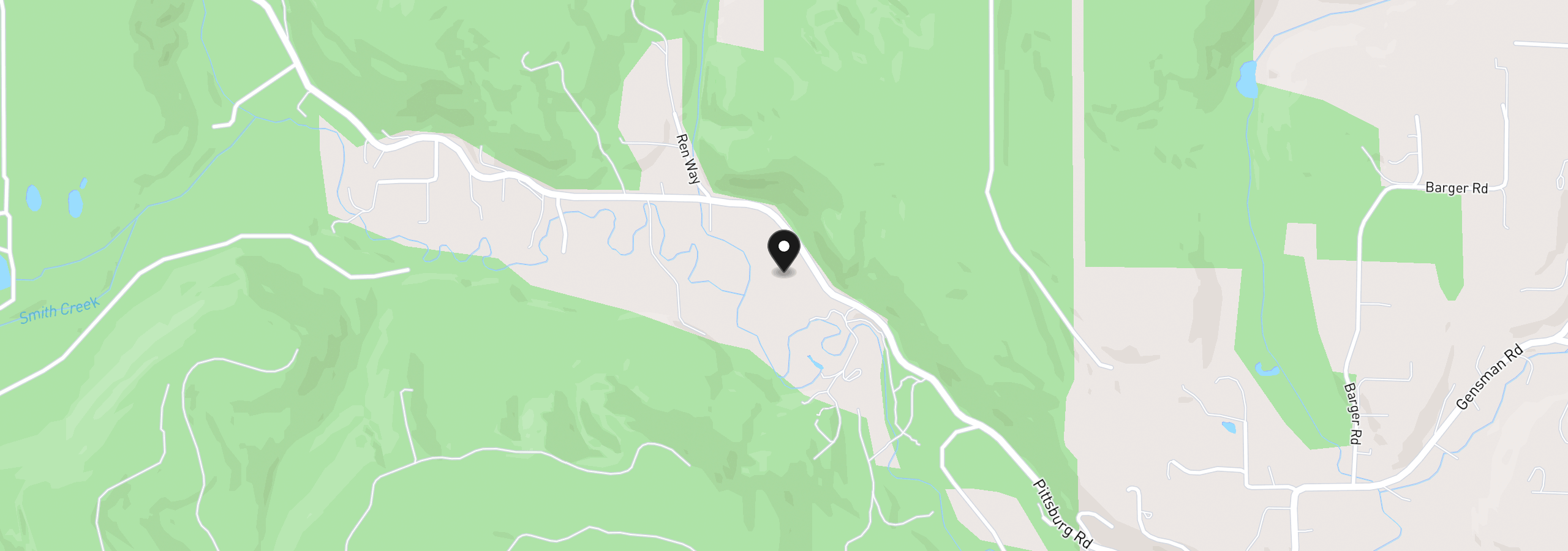 Map showing the location of 0 Pittsburg Rd, St. Helens, OR 97051
