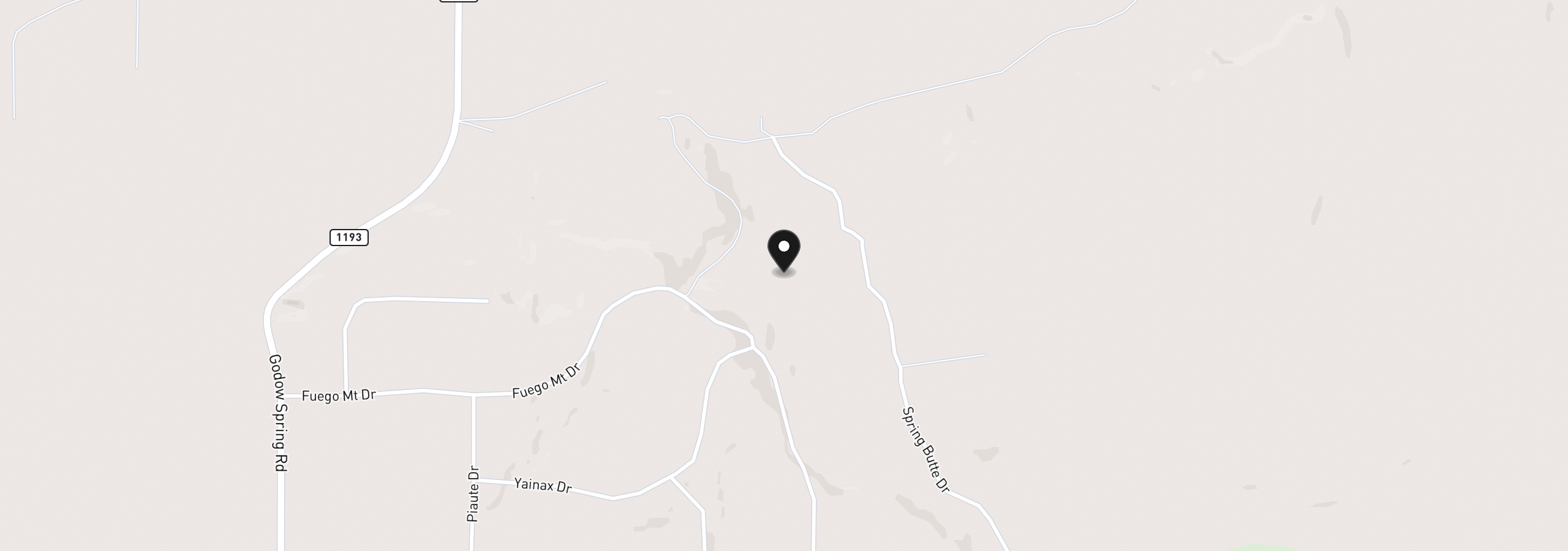 Map showing the location of Bobcat Cir Lot 7, Beatty, OR 97621