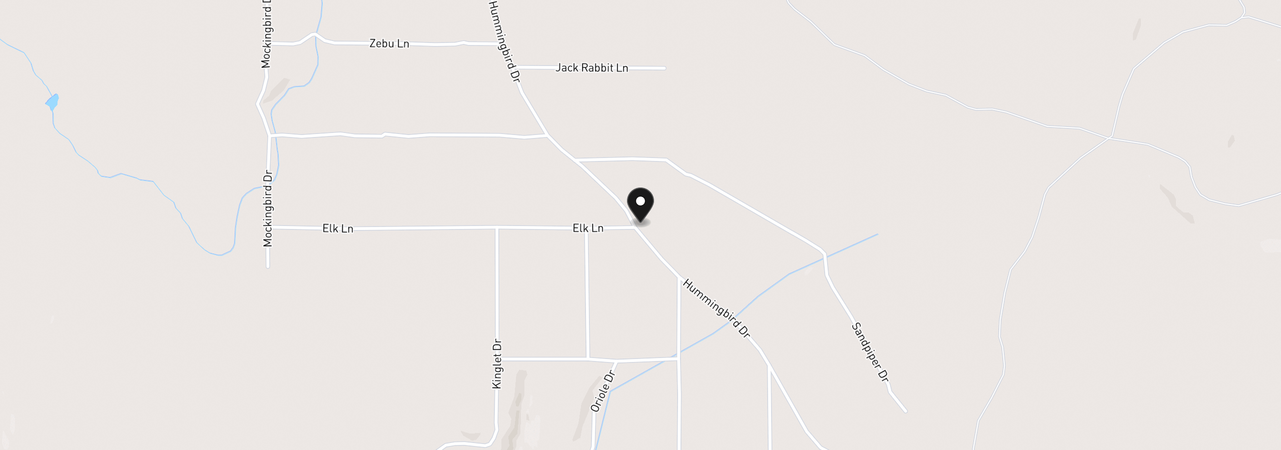 Map showing the location of Hummingbird Dr 4, Bonanza, OR 97623