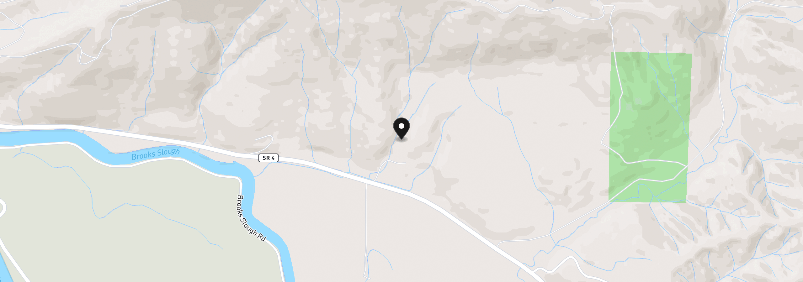Map showing the location of 0 W State Route 4, Cathlamet, Wa 98612