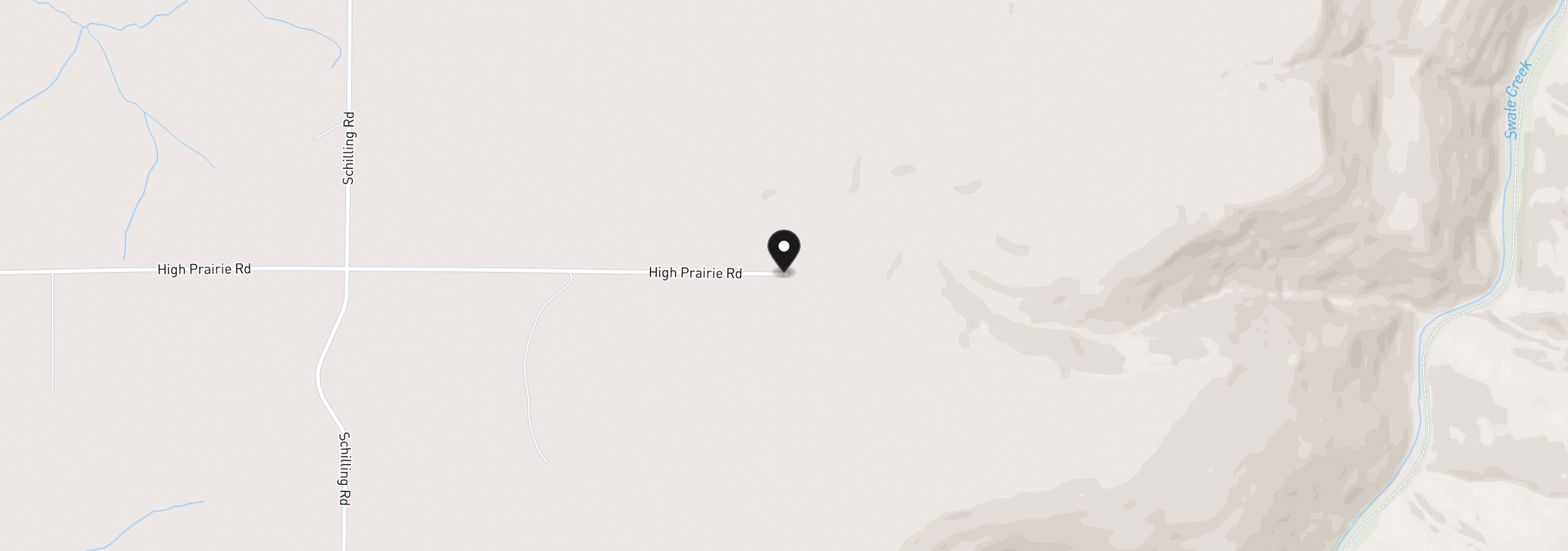 Map showing the location of 1125 High Prairie Rd, Lyle, Wa 98635