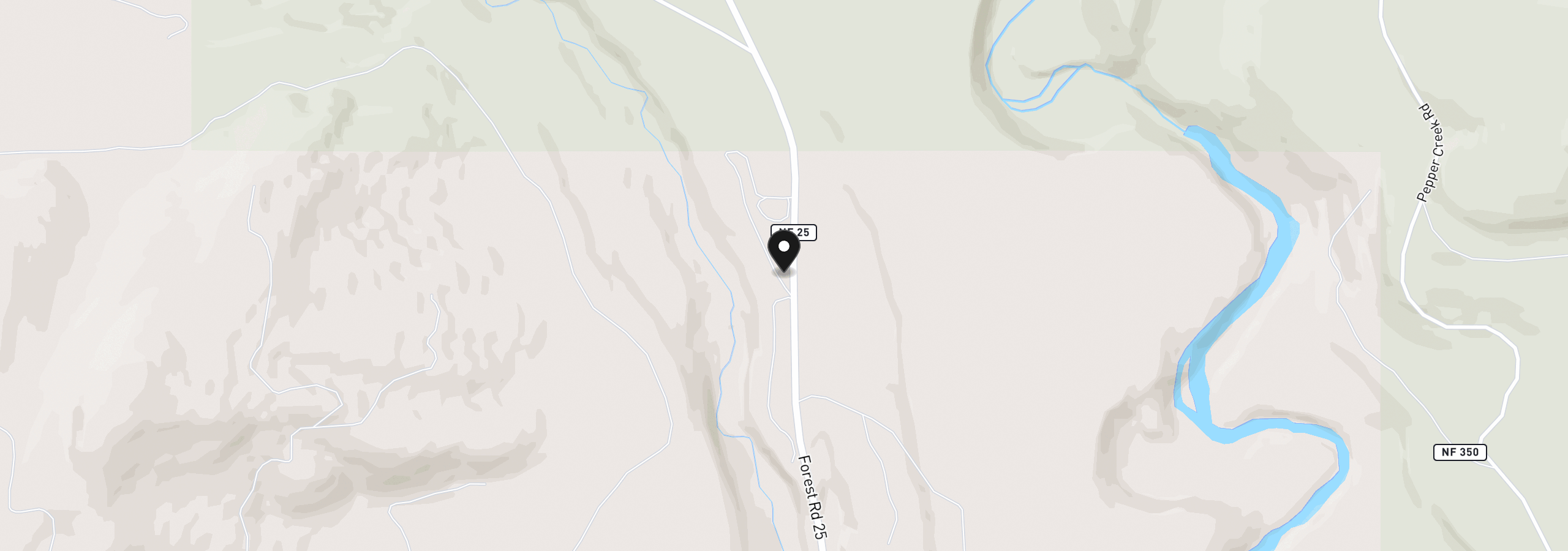 Map showing the location of 30 Nymark Dr, Cougar, Wa 98616