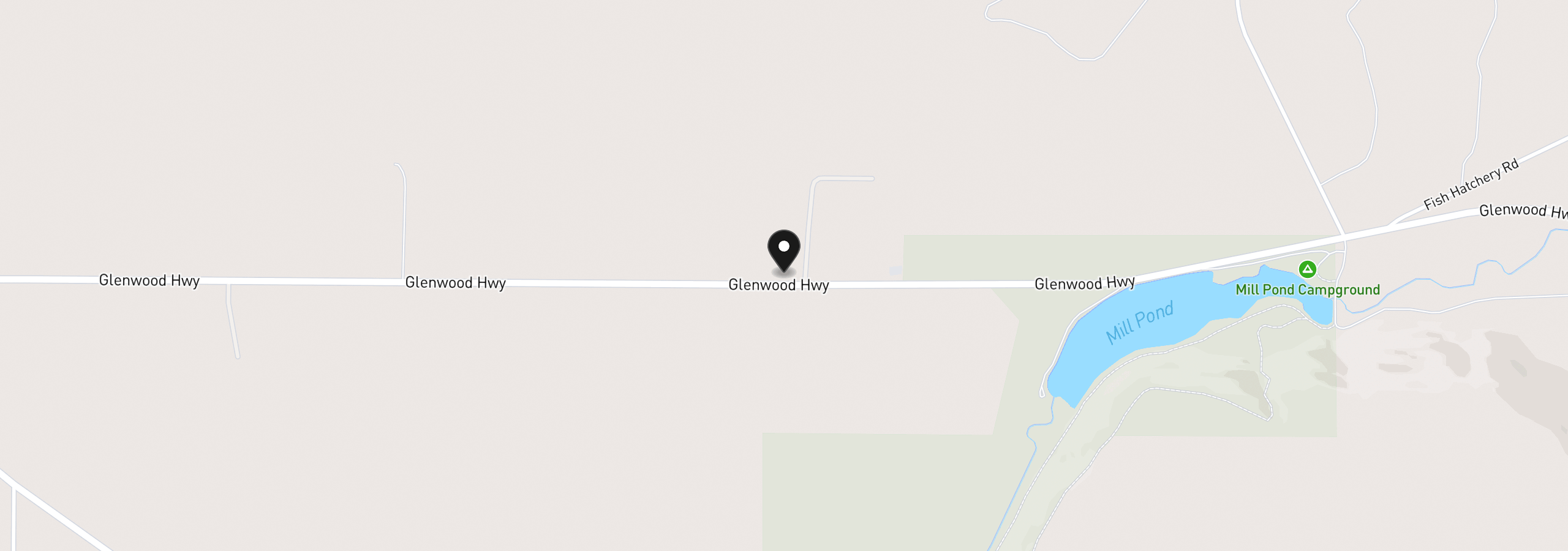Map showing the location of Glenwood Highway, Glenwood, Wa 98619