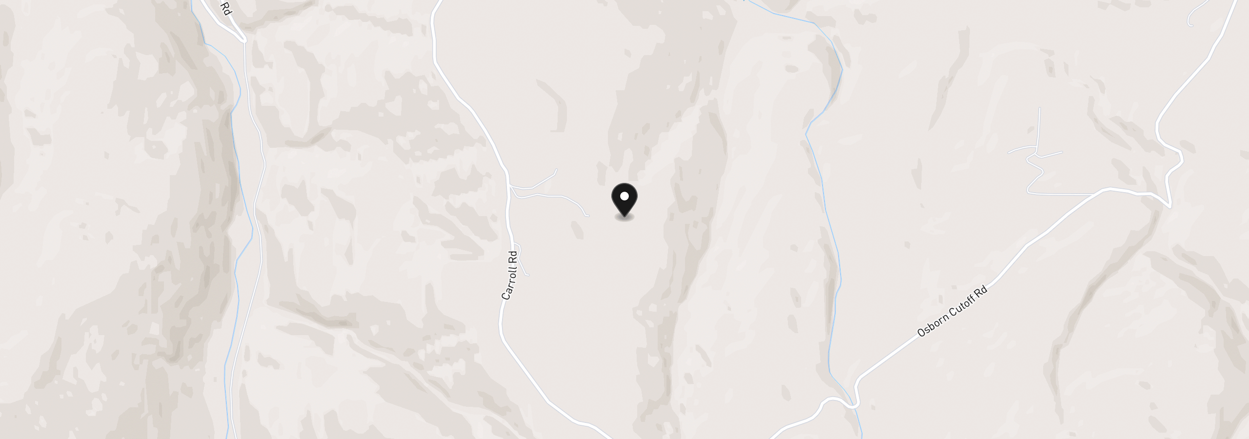 Map showing the location of 2520 Carroll Rd, Mosier, OR 97040