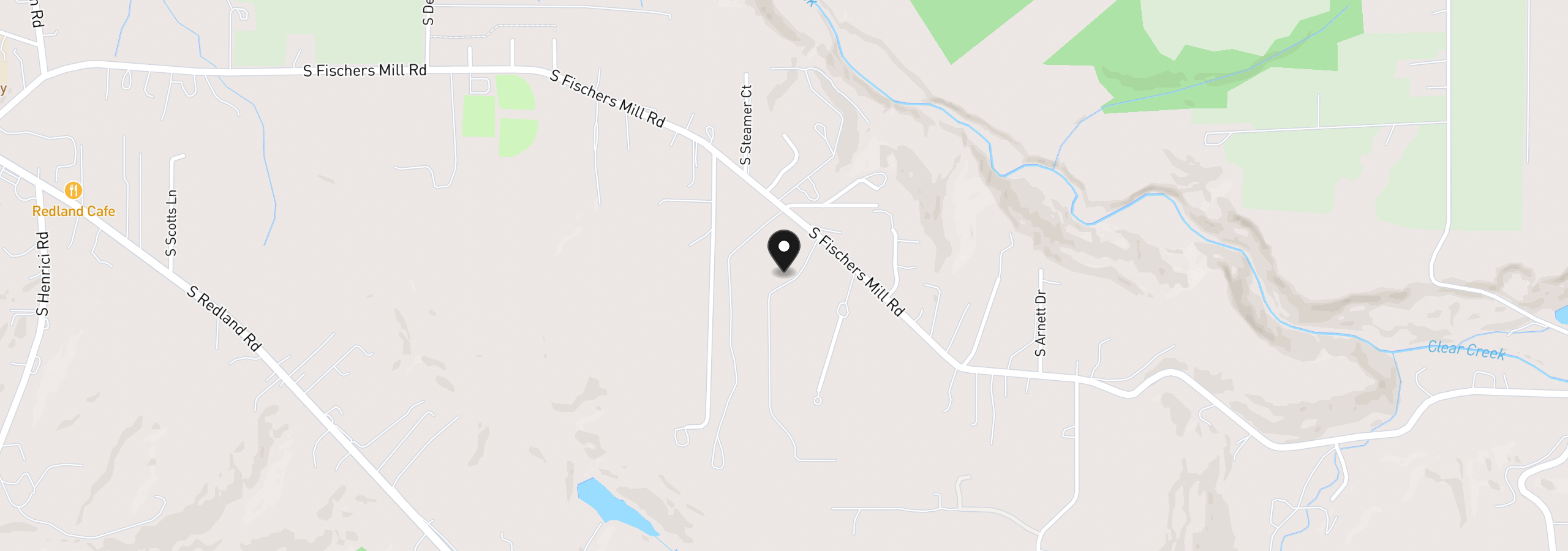 Map showing the location of 19670 S Fischers Mill Rd, Oregon City, OR 97045