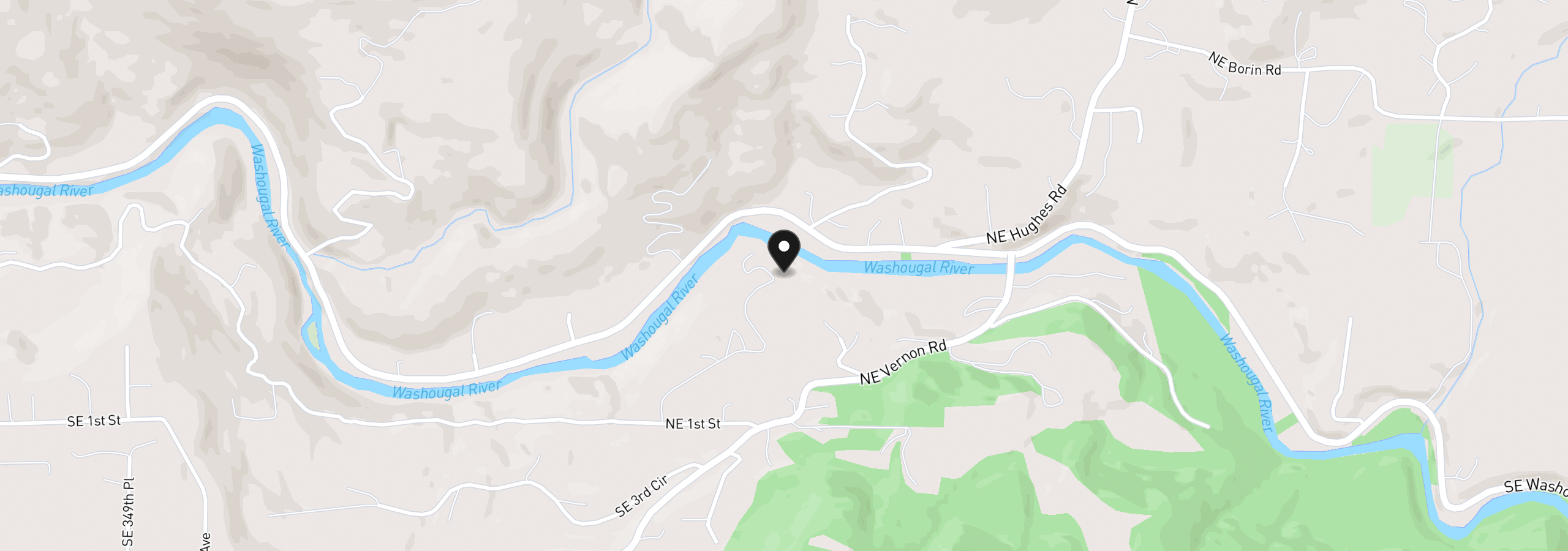 Map showing the location of 702 NE 367th Ave, Washougal, Wa 98671