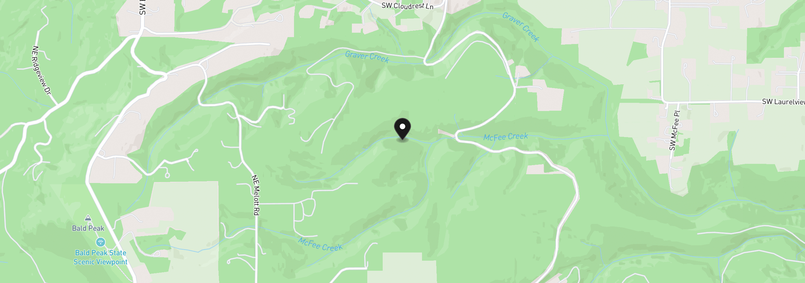 Map showing the location of 17071 NE Holly Hill Rd, Hillsboro, OR 97123