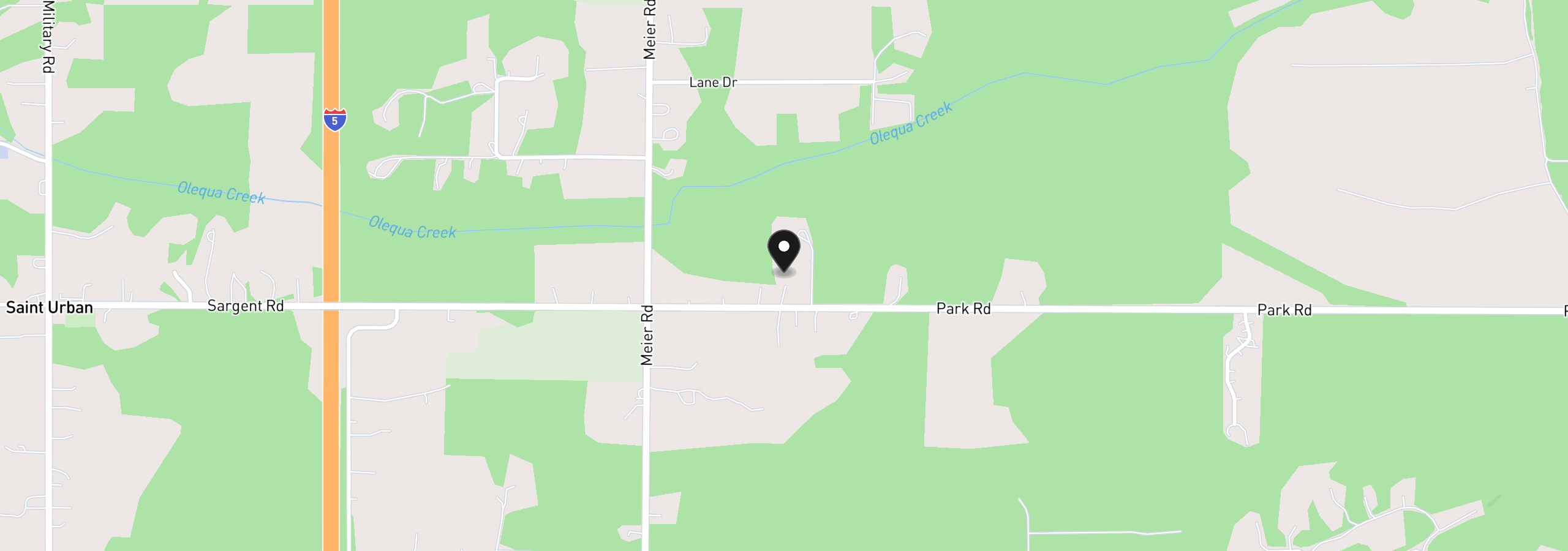 Map showing the location of 560 Park Rd, Winlock, Wa 98596