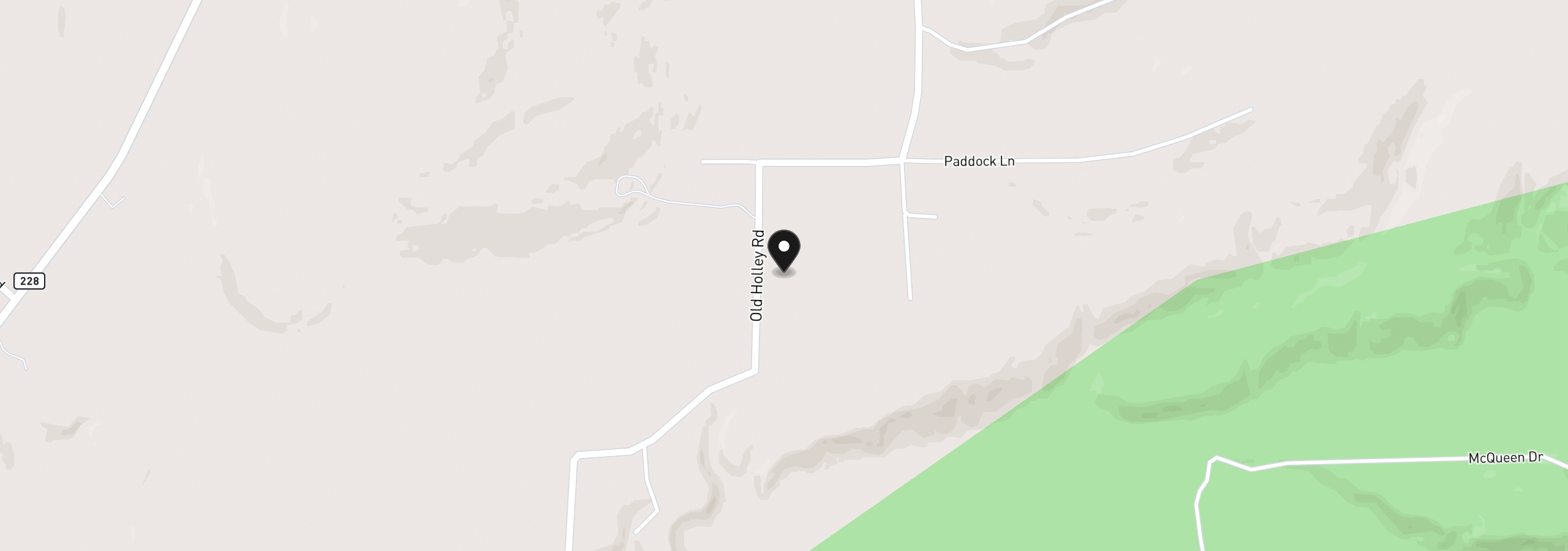 Map showing the location of 26257 Old Holley Rd, Sweet Home, OR 97386