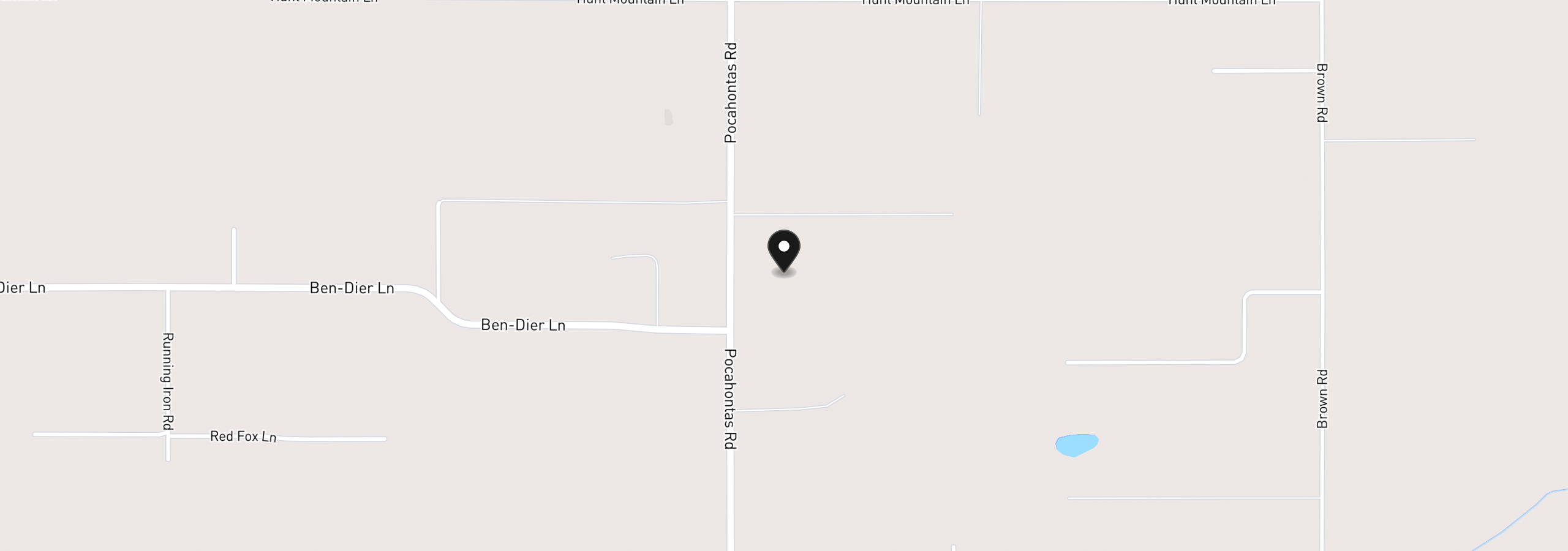 Map showing the location of 43949 Pocahontas Rd, Baker City, OR 97814