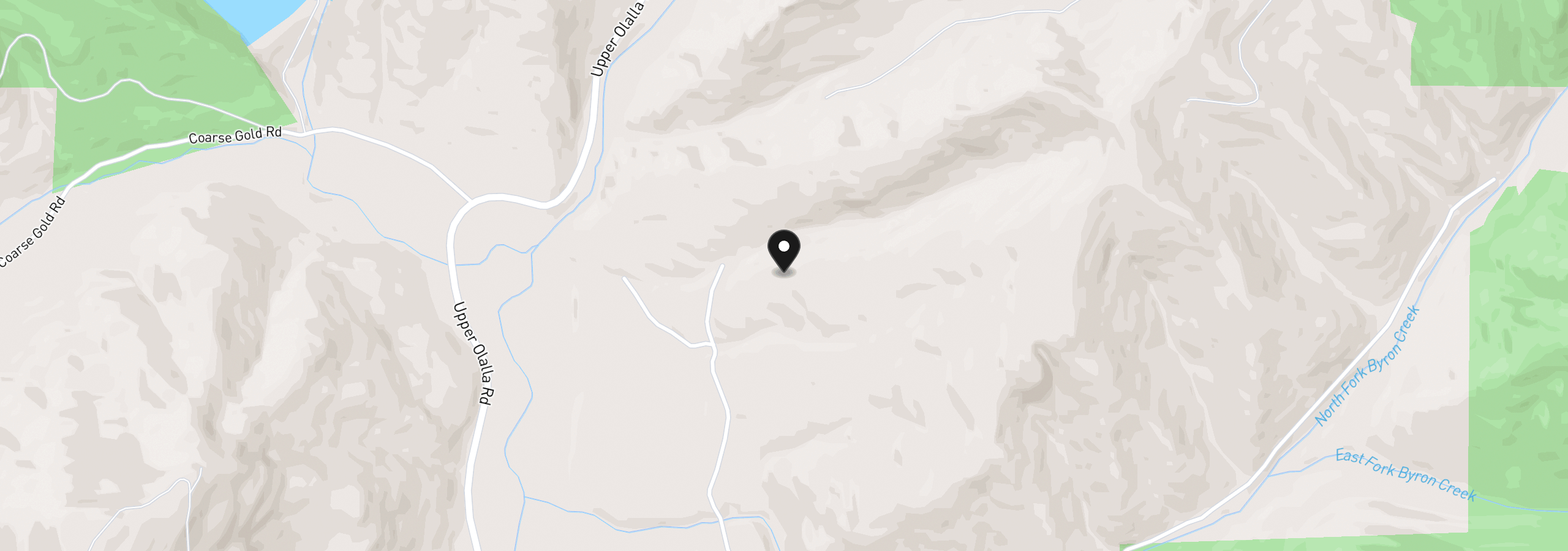 Map showing the location of 1941 Byron Creek Rd, Winston, OR 97496