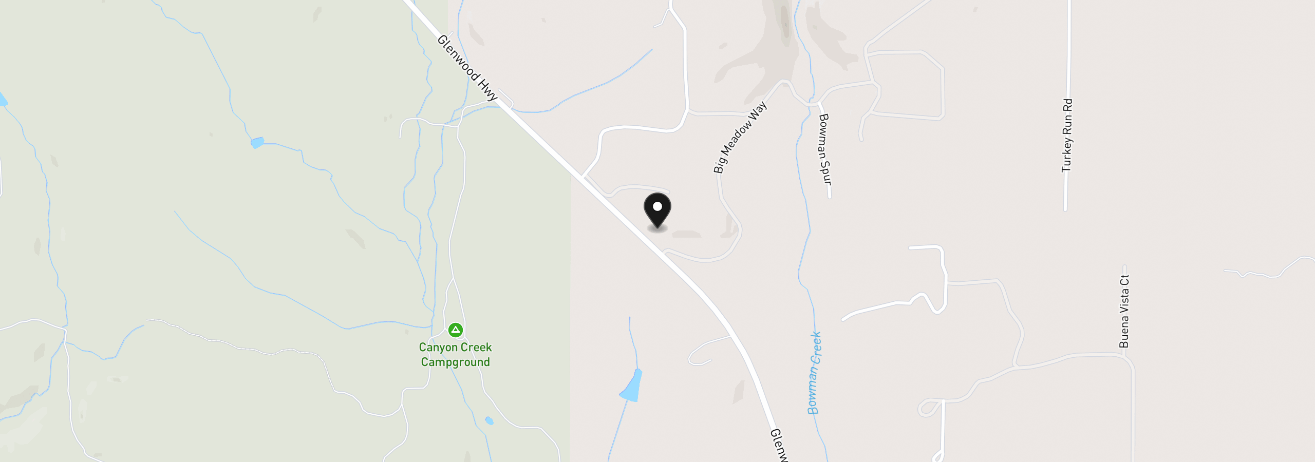 Map showing the location of 2069 Glenwood Hwy, Goldendale, Wa 98620