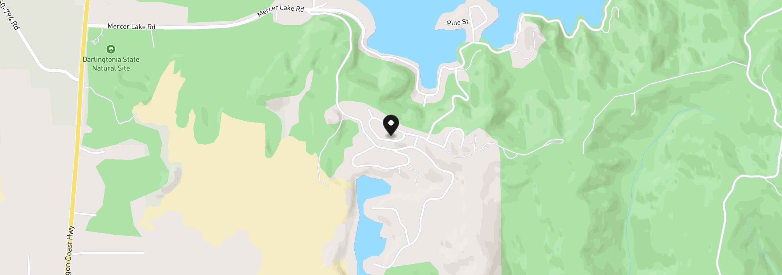 Map showing the location of View Loop 3, Florence, OR 97439