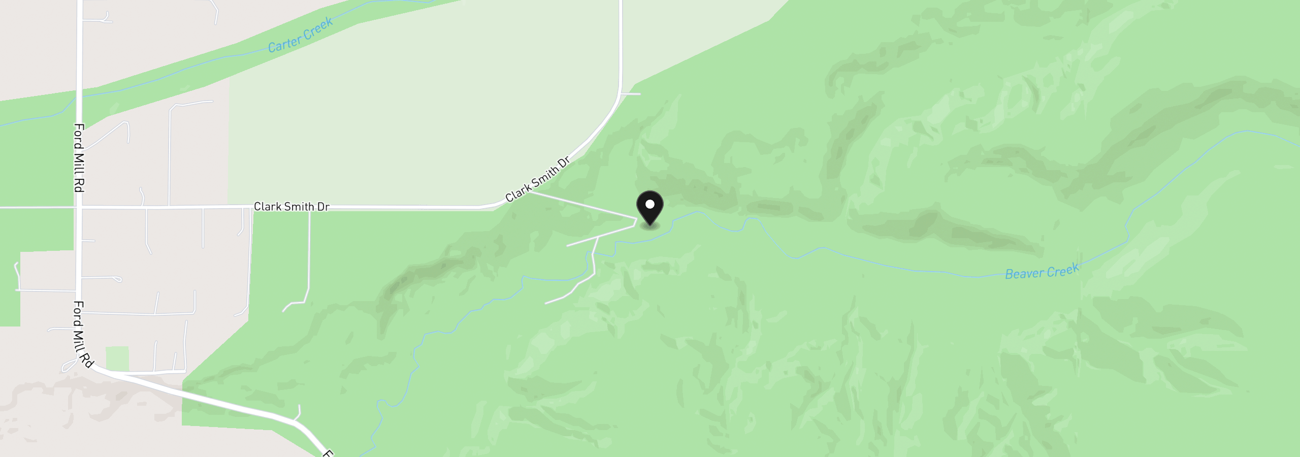 Map showing the location of 42051 Clark Smith Dr, Lebanon, OR 97355