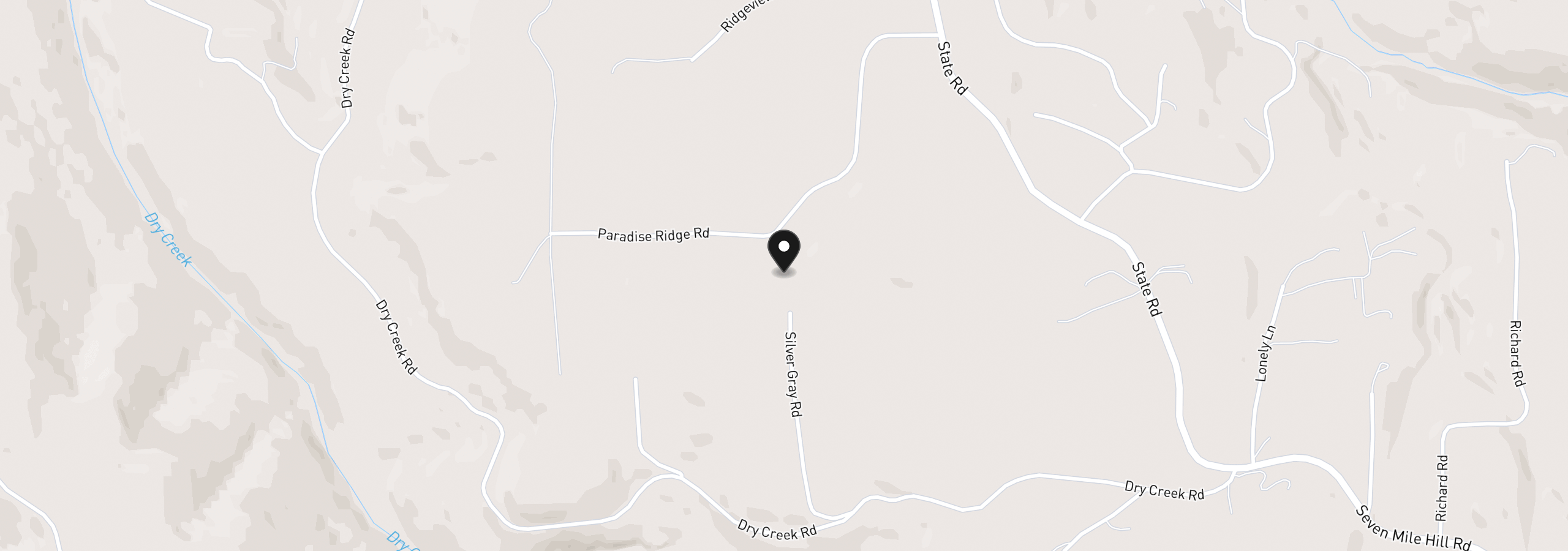 Map showing the location of 2000 Paradise Ridge Rd, Mosier, OR 97040