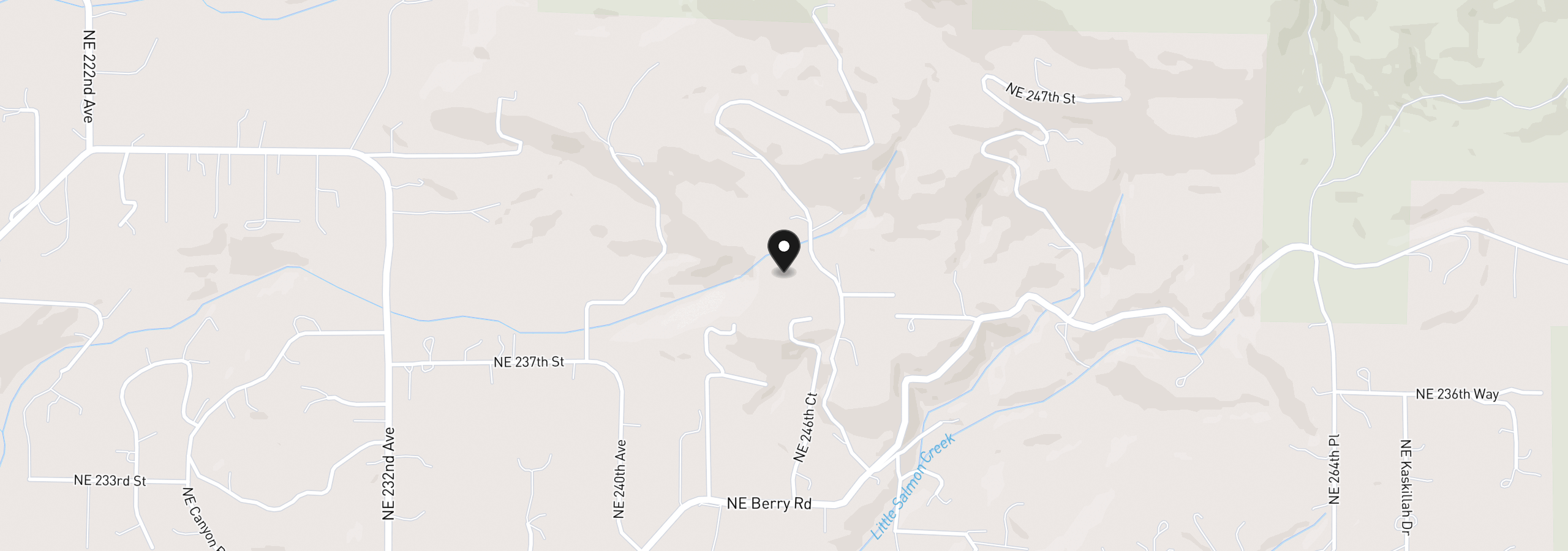 Map showing the location of 24020 NE Alvas Rd, Battle Ground, Wa 98604