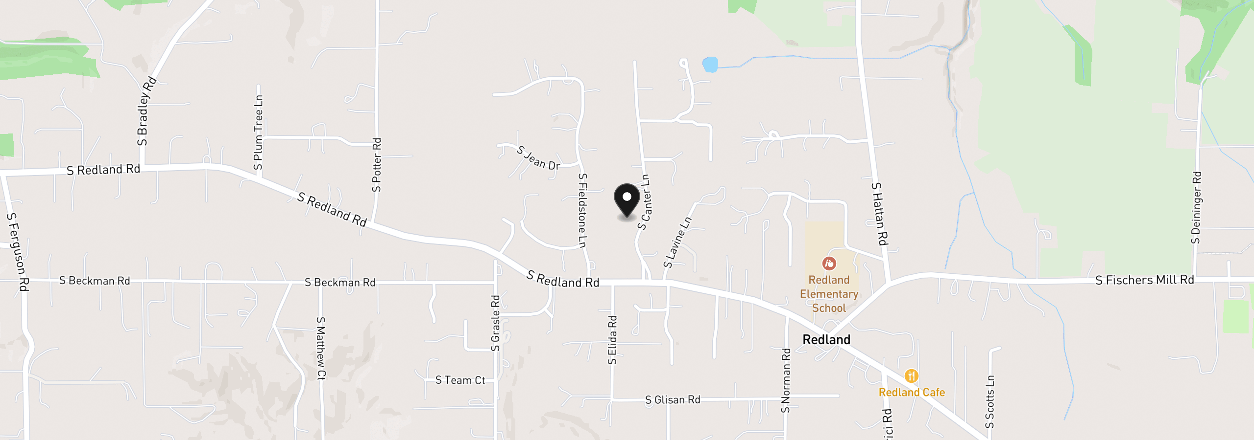 Map showing the location of 17901 S Canter Ln, Oregon City, OR 97045