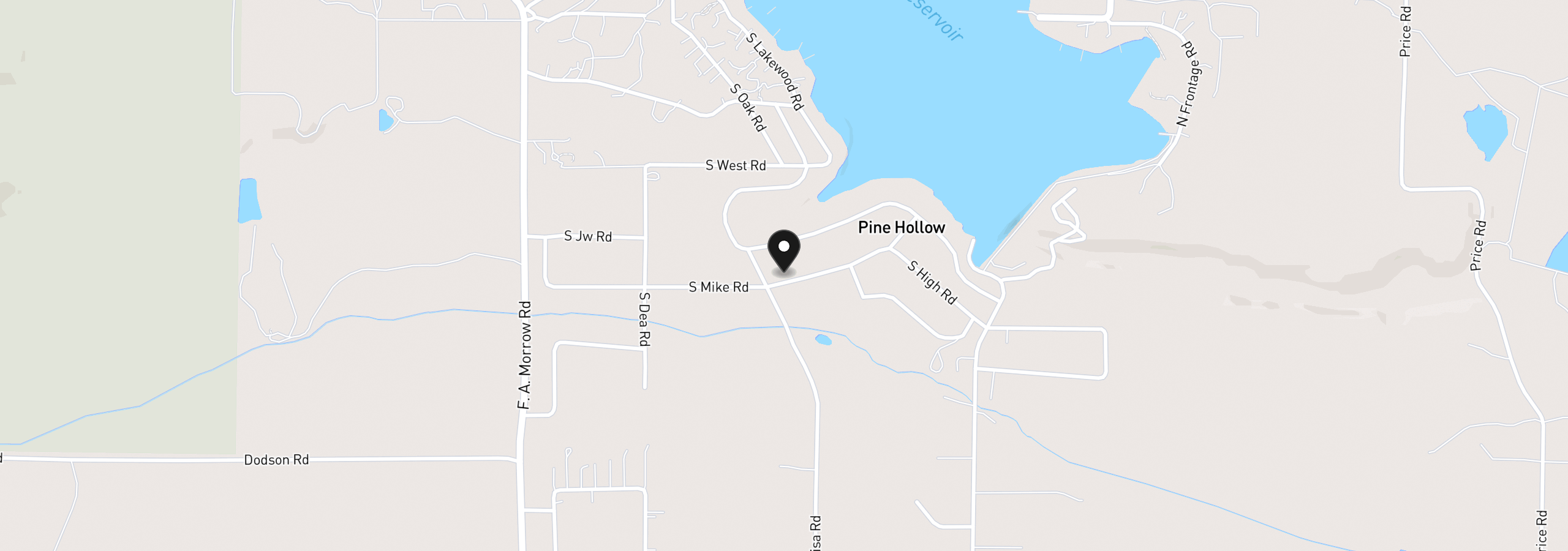 Map showing the location of 127 S Mike Rd, Tygh Valley, OR 97063
