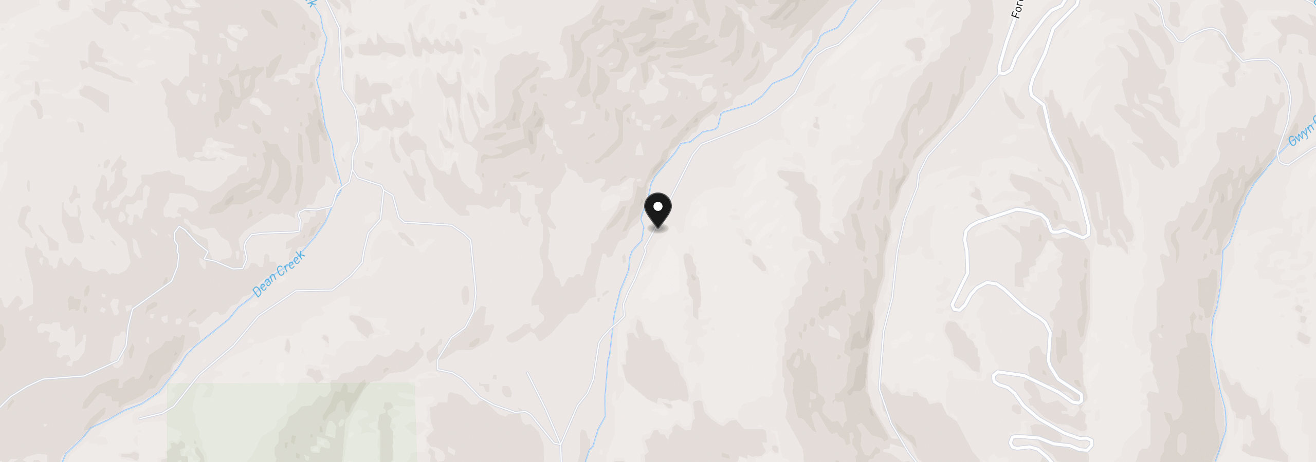 Map showing the location of 25855 Pine Creek Rd, John Day, OR 97845