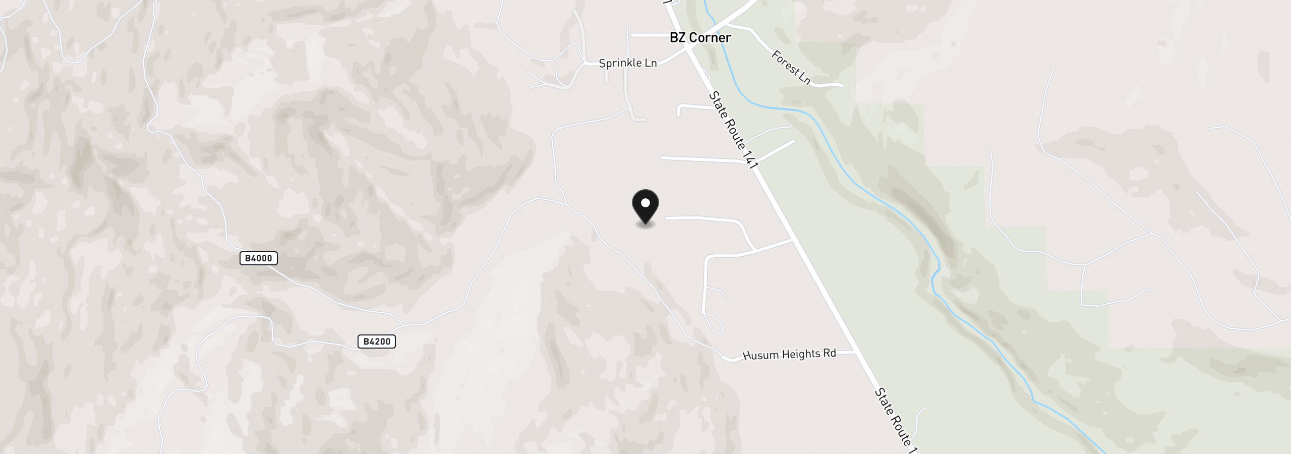 Map showing the location of 22 McIlroy Creek Rd, White Salmon, Wa 98672