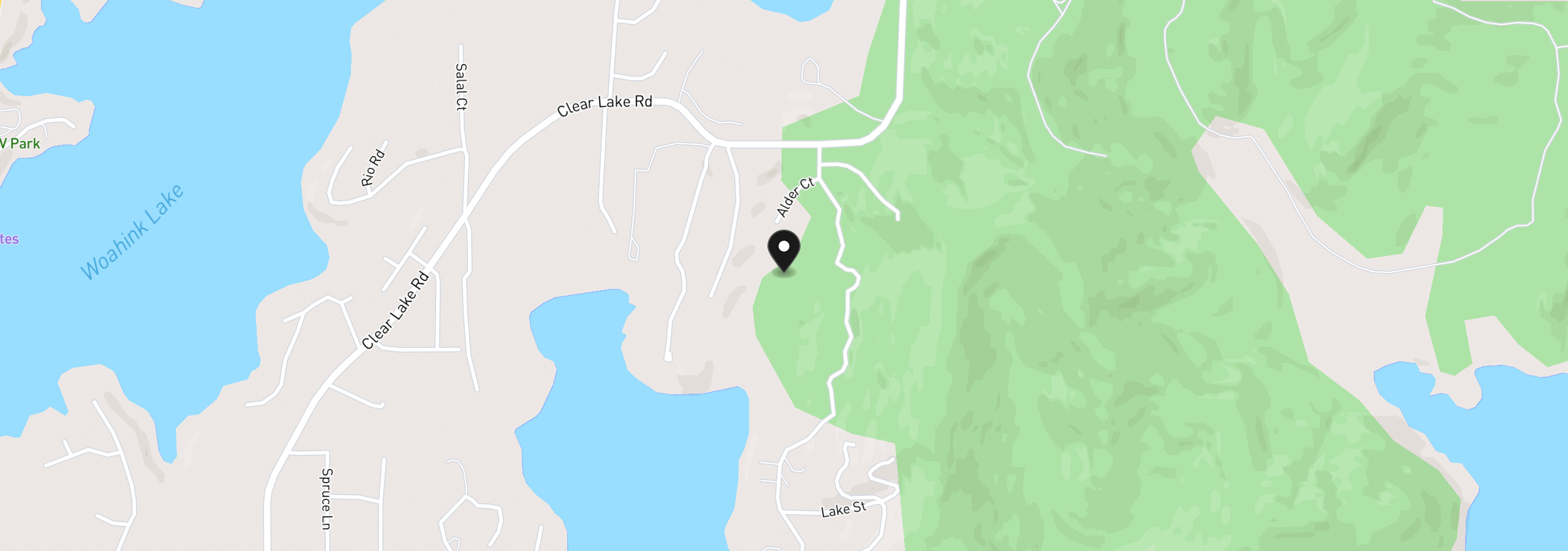 Map showing the location of Tl 400 Erhart Rd, Florence, OR 97439