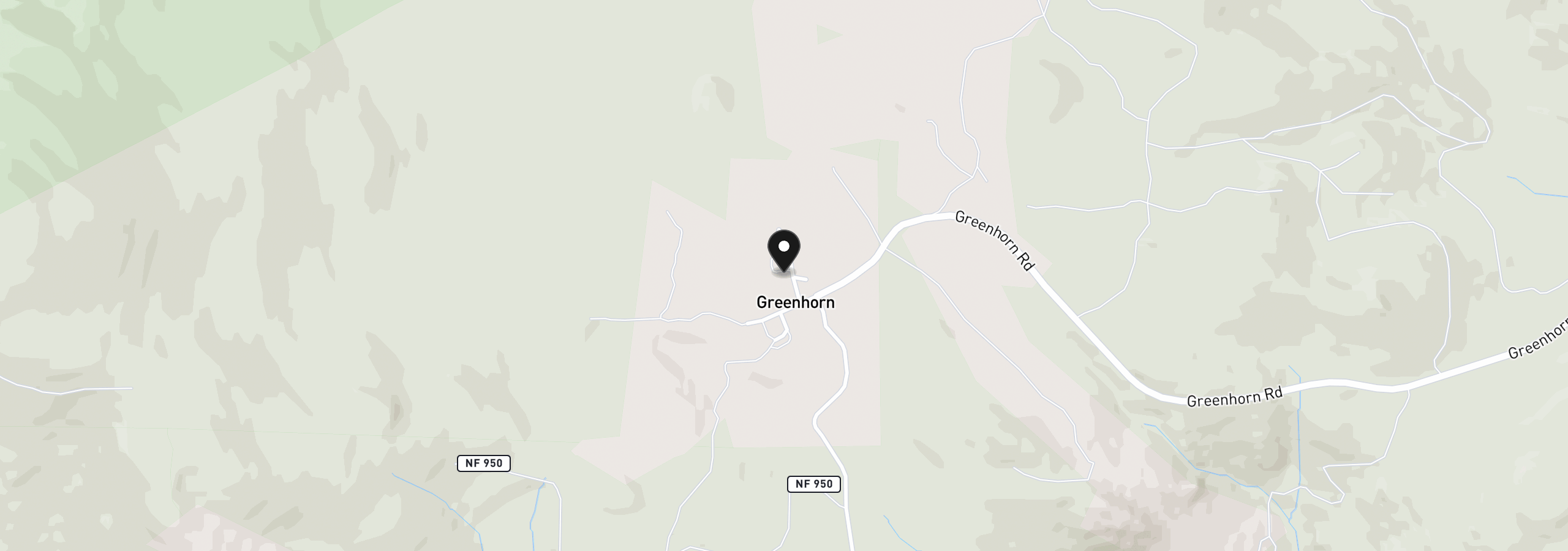 Map showing the location of 395 Bonanza St, Sumpter, OR 97877