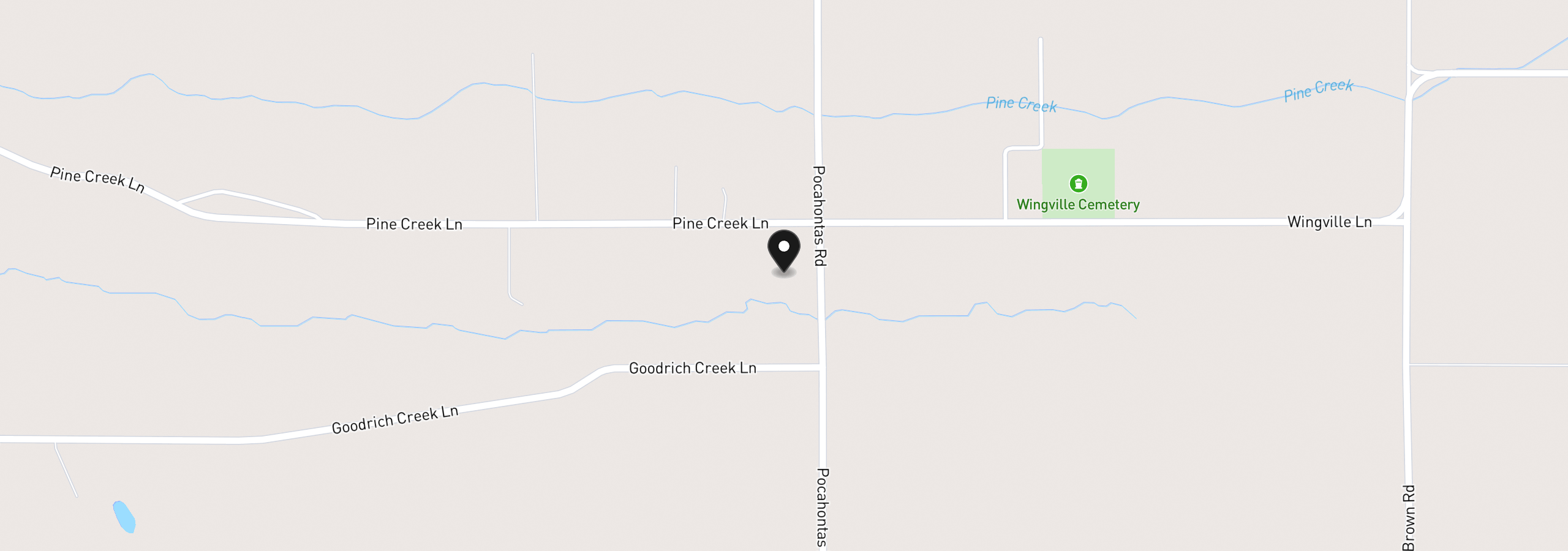 Map showing the location of Pinerich Rd 6, Baker City, OR 97814