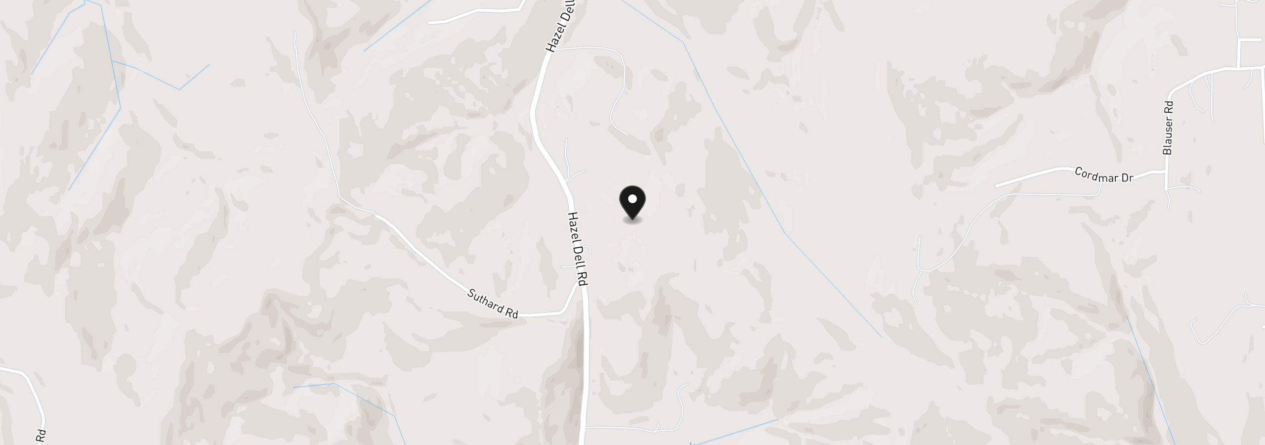 Map showing the location of 1858 Hazel Dell Rd Lot 2, Castle Rock, Wa 98611