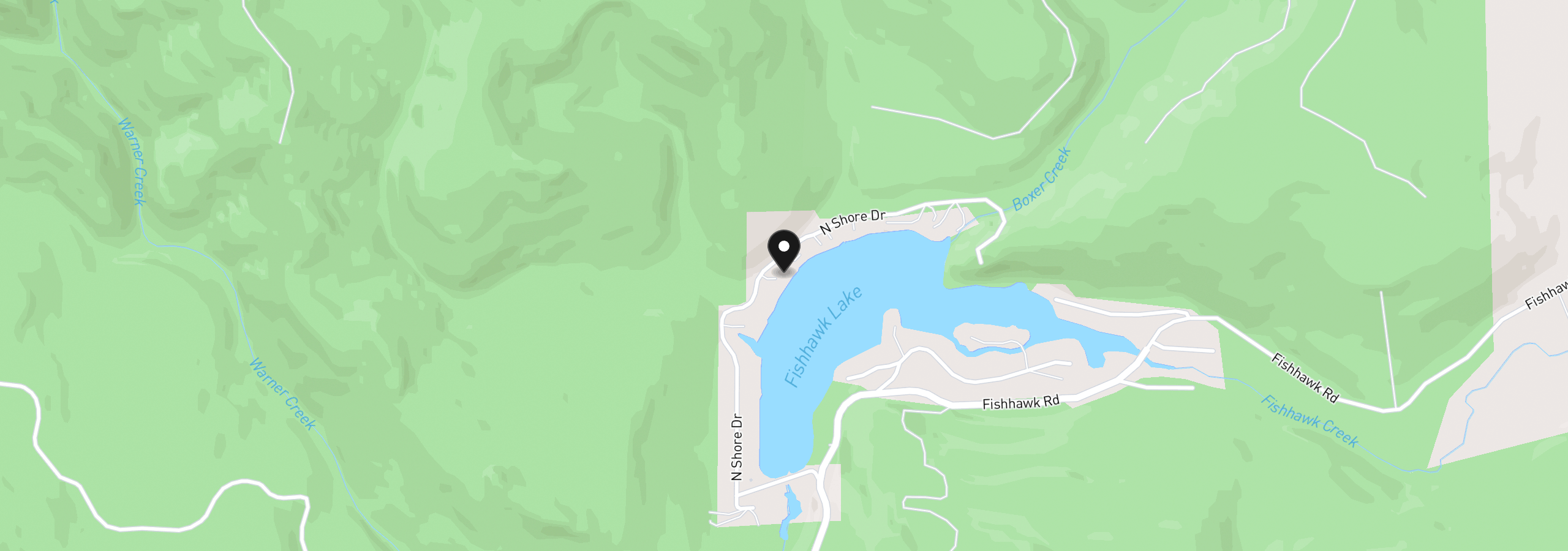 Map showing the location of 71616 Northshore Dr, Birkenfeld, OR 97016