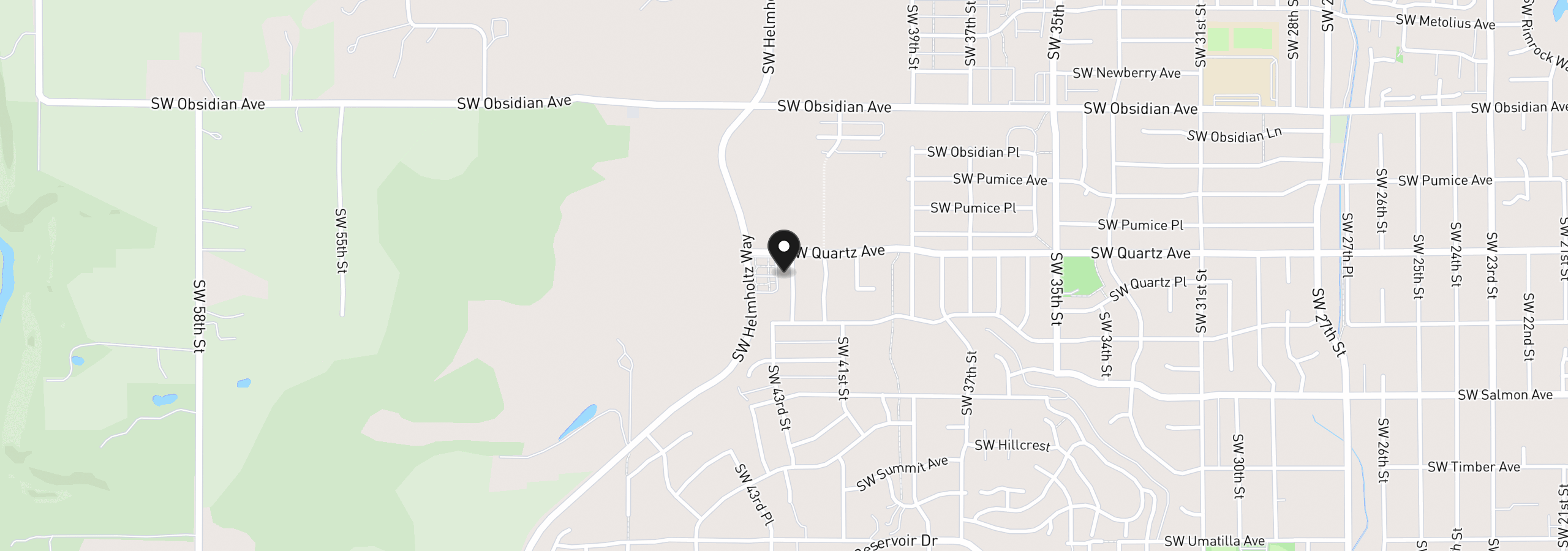 Map showing the location of 1965 SW 42nd St, Redmond, OR 97756