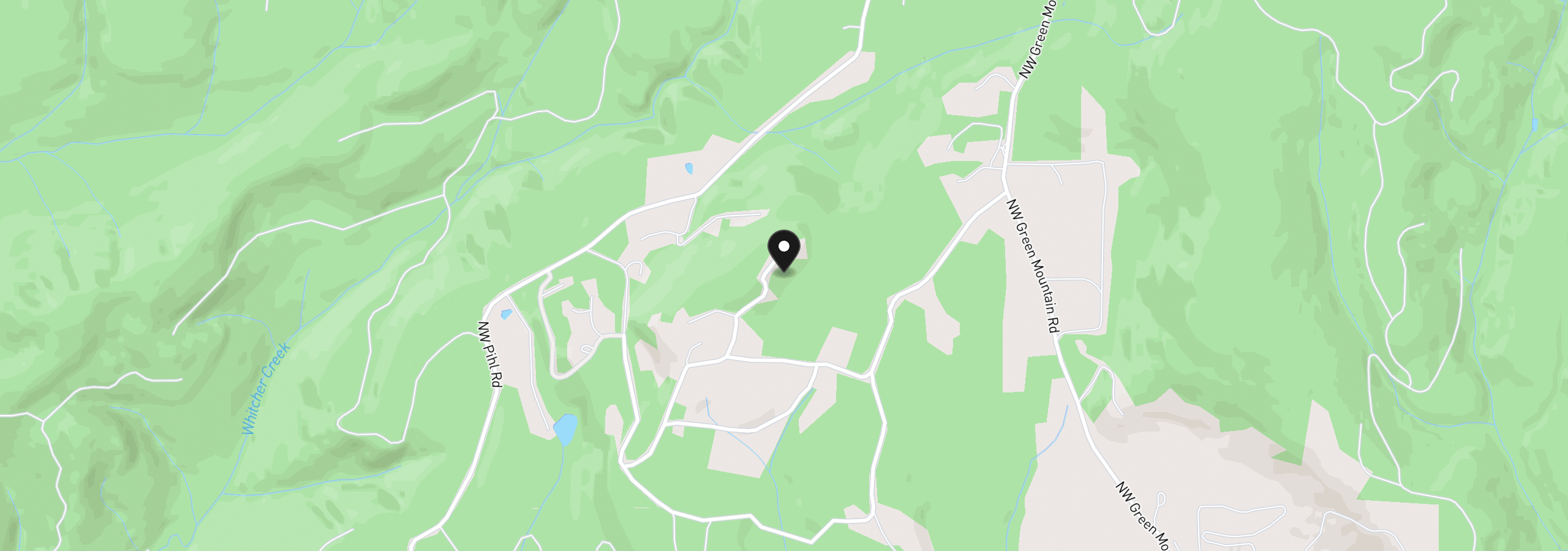 Map showing the location of 25308 NW Mountain Dr, Banks, OR 97106