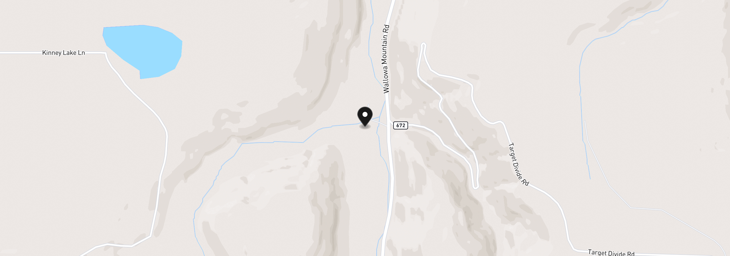 Map showing the location of 61736 Wallowa Mountian Loop, Joseph, OR 97846