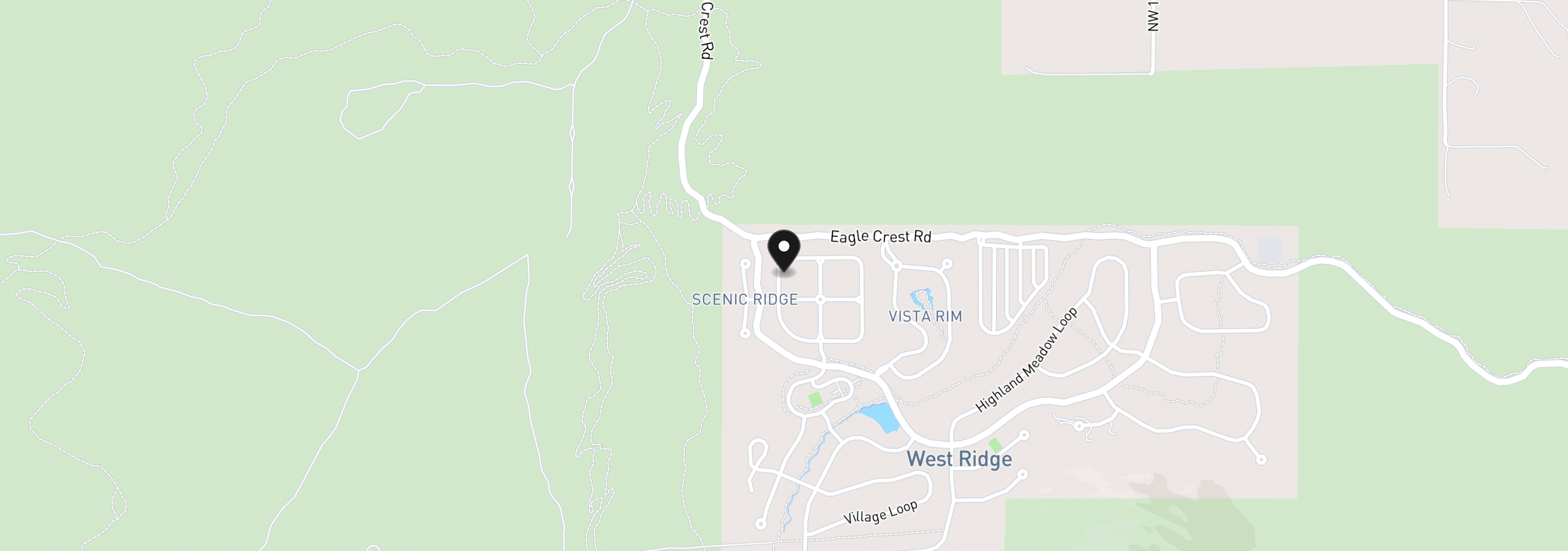 Map showing the location of 11047 Desert Sky Loop, Redmond, OR 97756