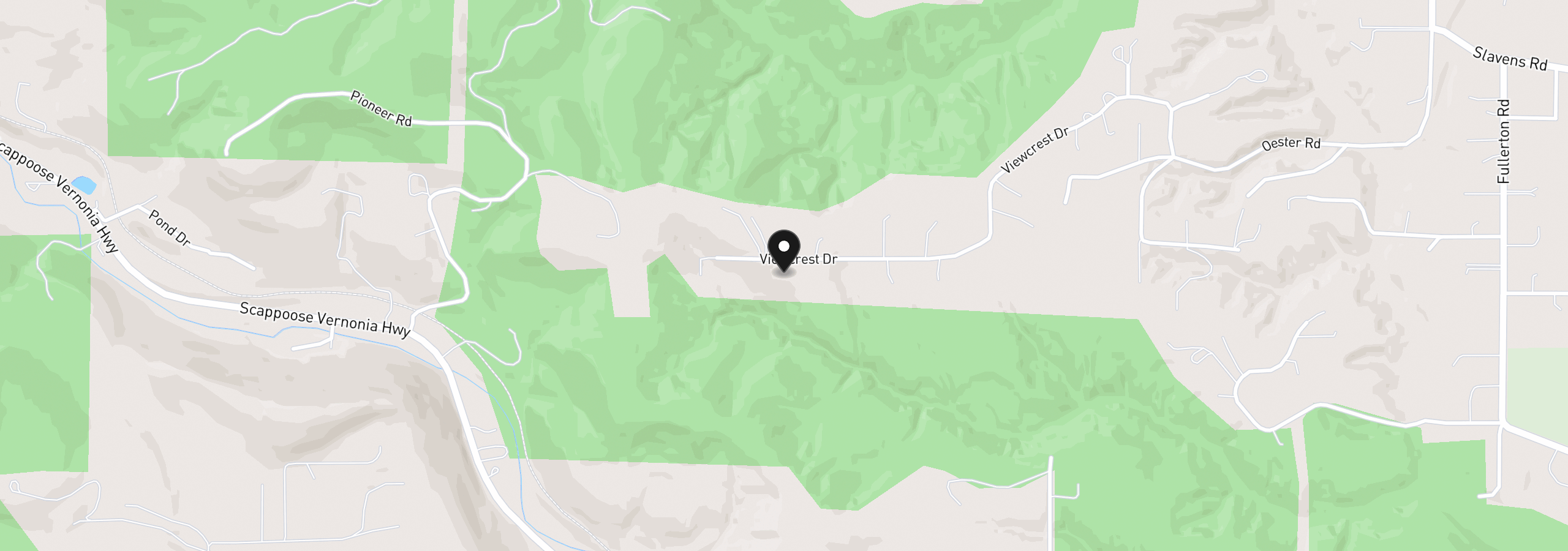 Map showing the location of 32146 Viewcrest Dr, Warren, OR 97053