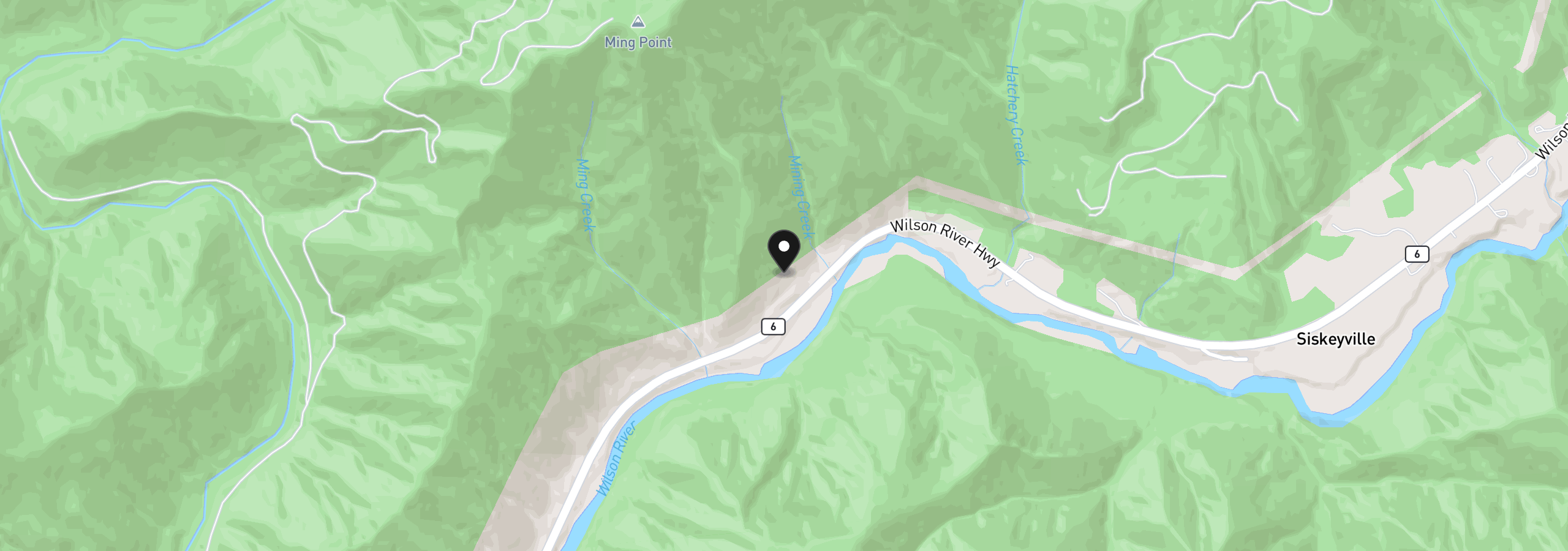 Map showing the location of 14560 Wilson River Hwy, Tillamook, OR 97141