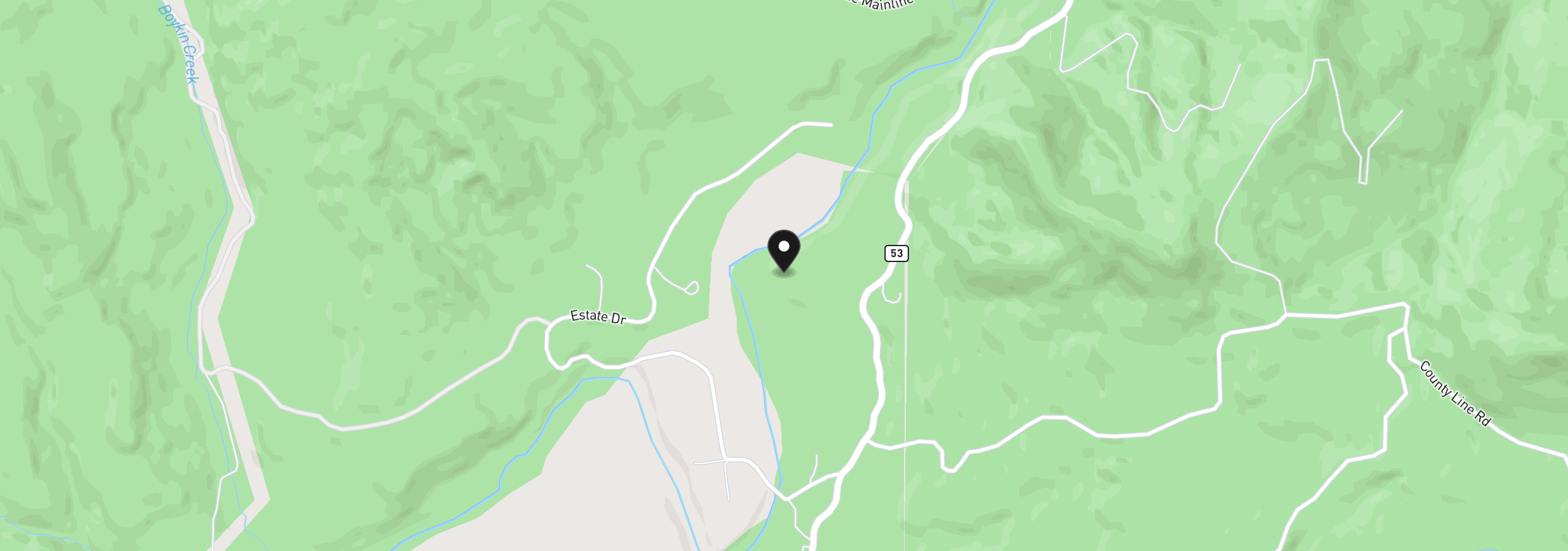 Map showing the location of 77528 Highway 53, Seaside, OR 97138