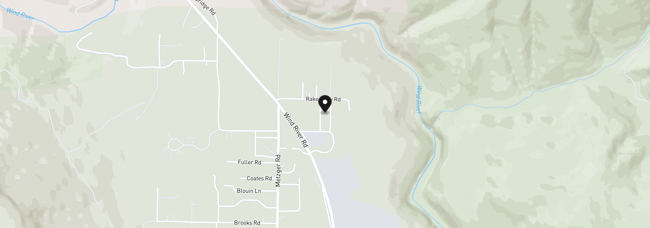 Map showing the location of 81 Mathany Rd, Carson, Wa 98610