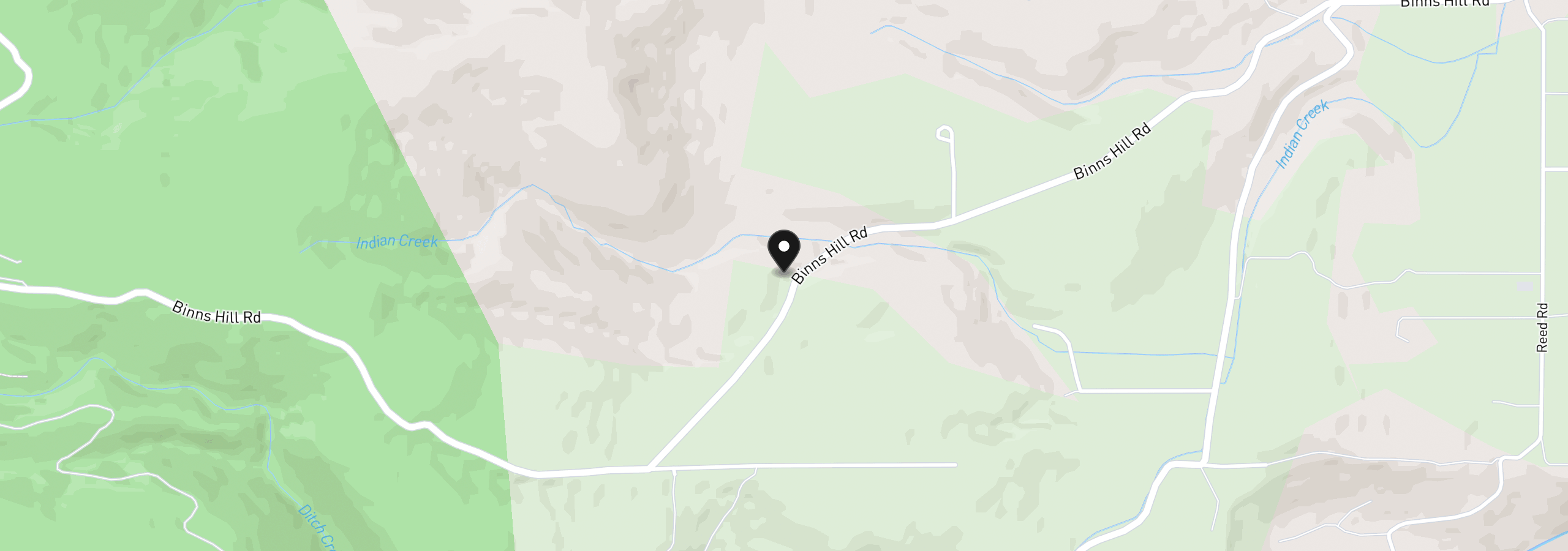 Map showing the location of 5524 Binns Hill Dr, Hood River, OR 97031