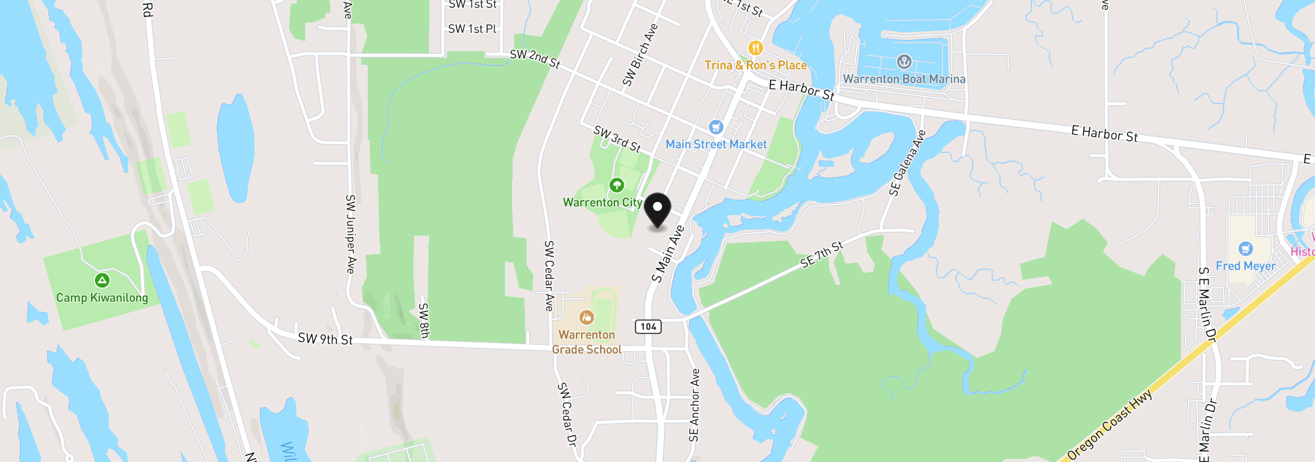Map showing the location of Tax Id 30749, Warrenton, OR 97146