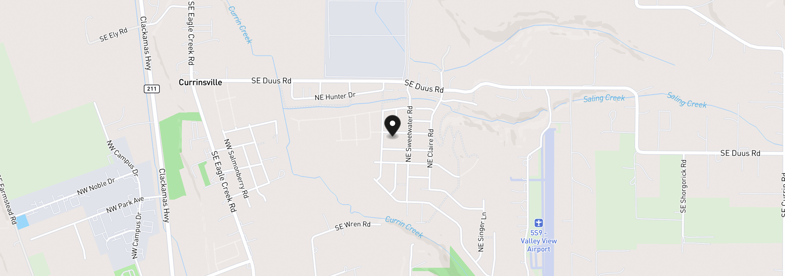 Map showing the location of 656 NE Trillium Dr, Estacada, OR 97023