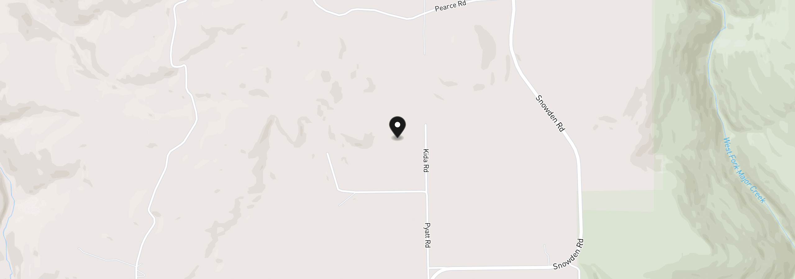 Map showing the location of 19 Kida Rd, White Salmon, Wa 98672