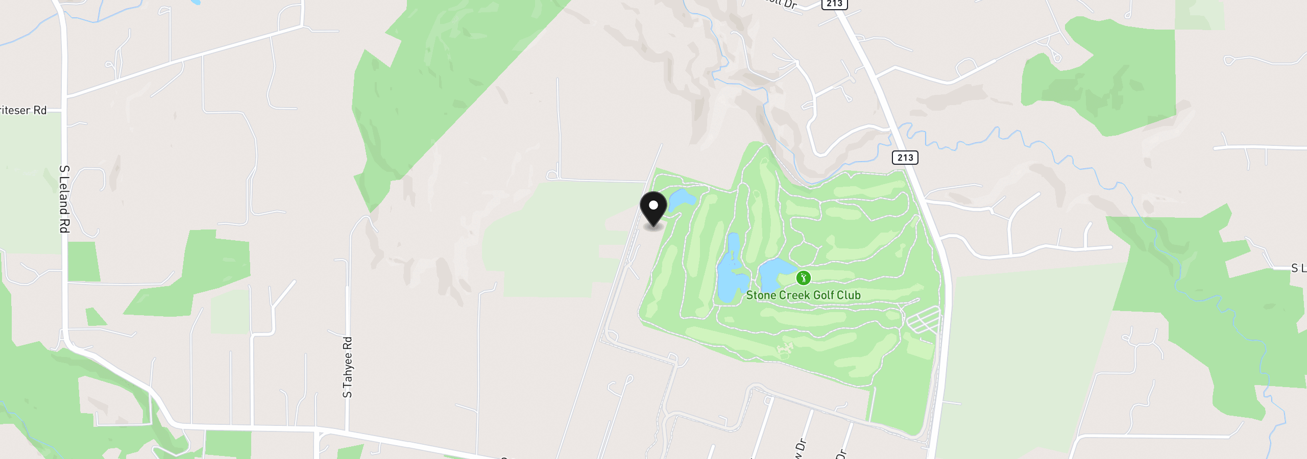 Map showing the location of 21020 S Meadowridge Ct, Oregon City, OR 97045