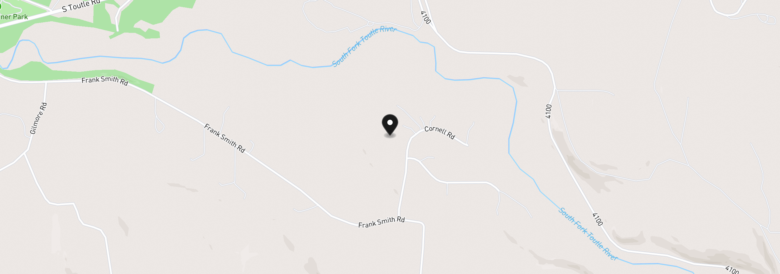 Map showing the location of 317 Cornell Rd, Toutle, Wa 98649