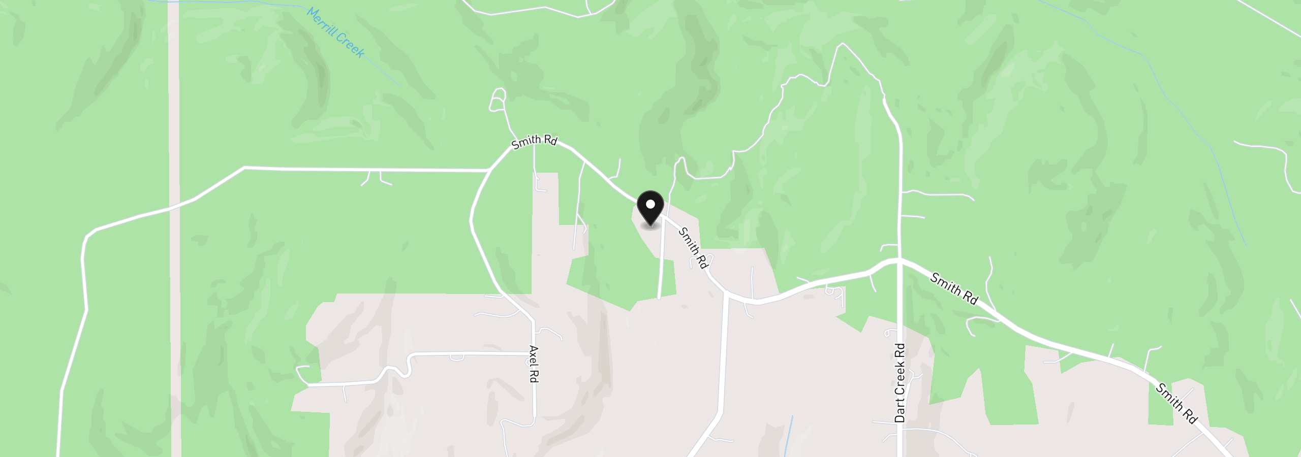 Map showing the location of 33498 Smith Rd, St. Helens, OR 97051