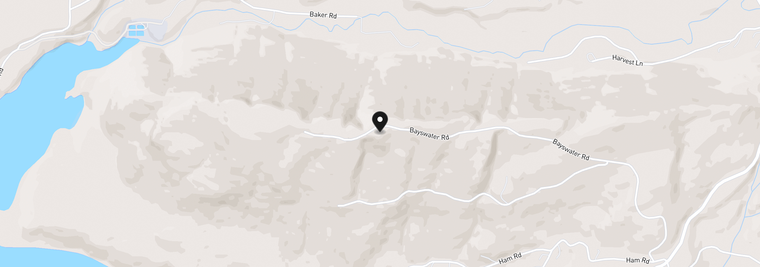 Map showing the location of 1384 Bayswater Rd, Amboy, Wa 98601