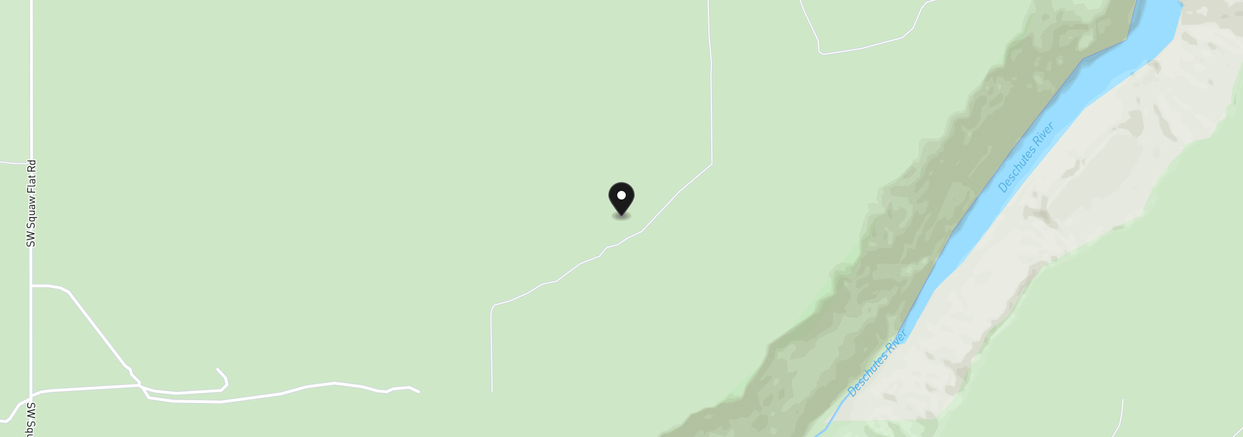 Map showing the location of 9290 SW 3115 Rd, Culver, OR 97734