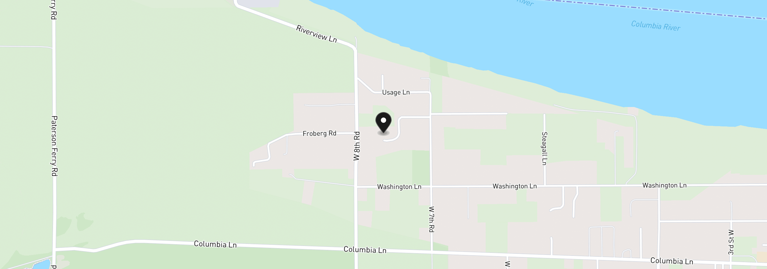Map showing the location of 74585 Magic Garden Ln, Irrigon, OR 97844